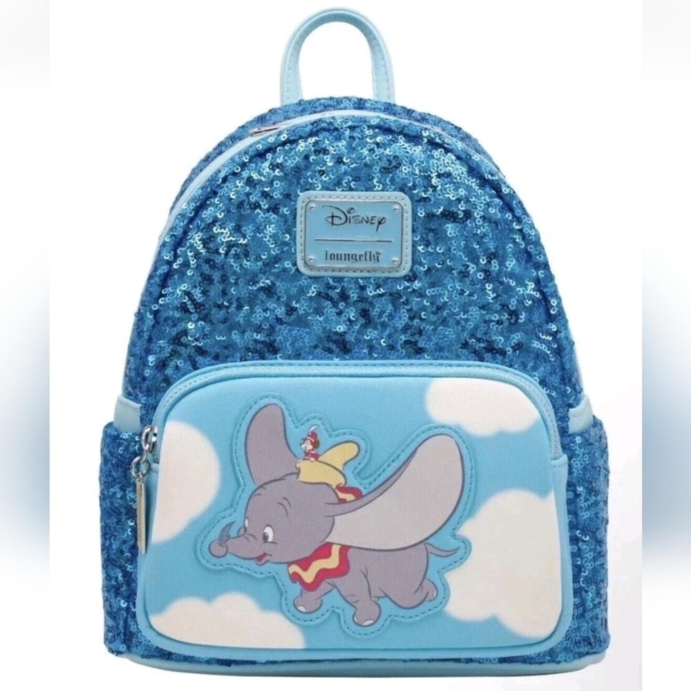 💛💙🐘NWT Dumbo Sequin Loungefly
